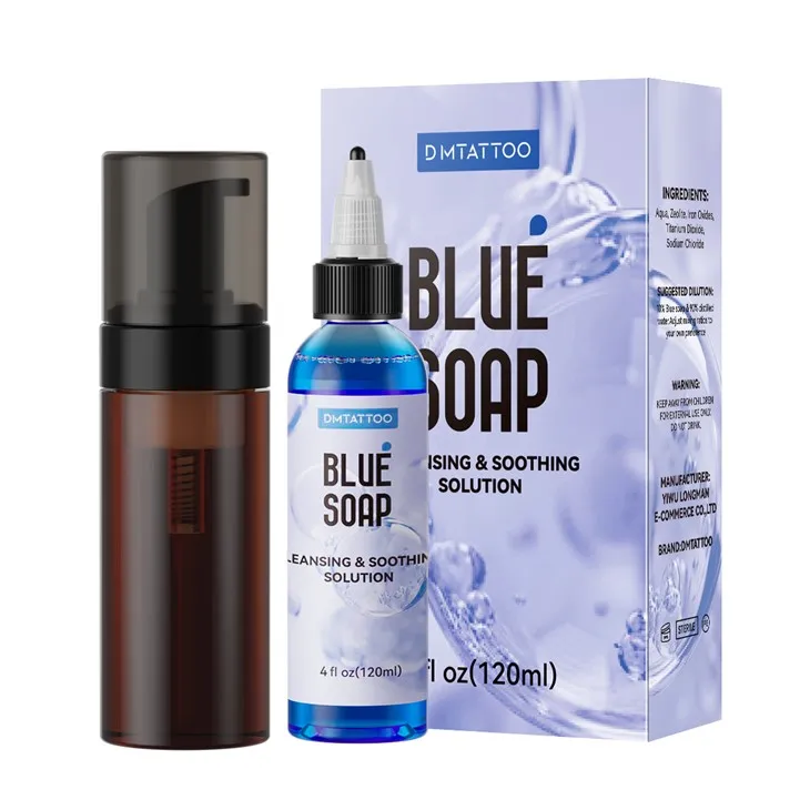 Tatouage Nettoyage Savon bleu